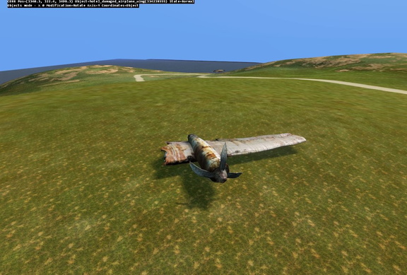 Hotel Damaged Airplane Wing